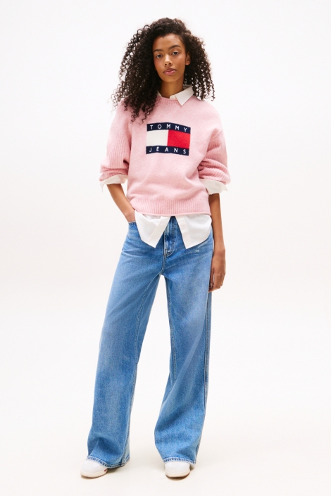 Tommy Jeans dw0dw21782 tjw melange flag swe